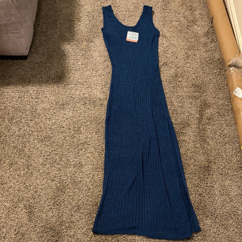 Shade & Shore Deep Blue Maxi Dress